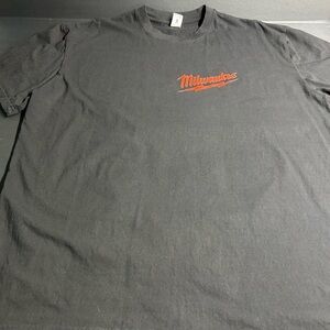 Milwaukee Black Short Sleeve Tee W/ Graphic back.‎